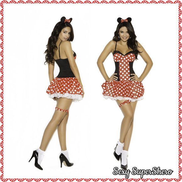 🆕🐭Miss Minnie Mouse – 3 pc. Halloween Costume - Picture 1 of 4